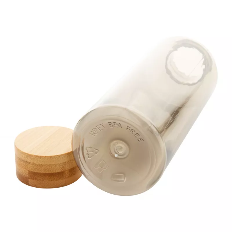 Butelka sportowa z tworzywa sztucznego RPET wolnego od BPA 500 ml Pemboo - czarny (AP800492-10)