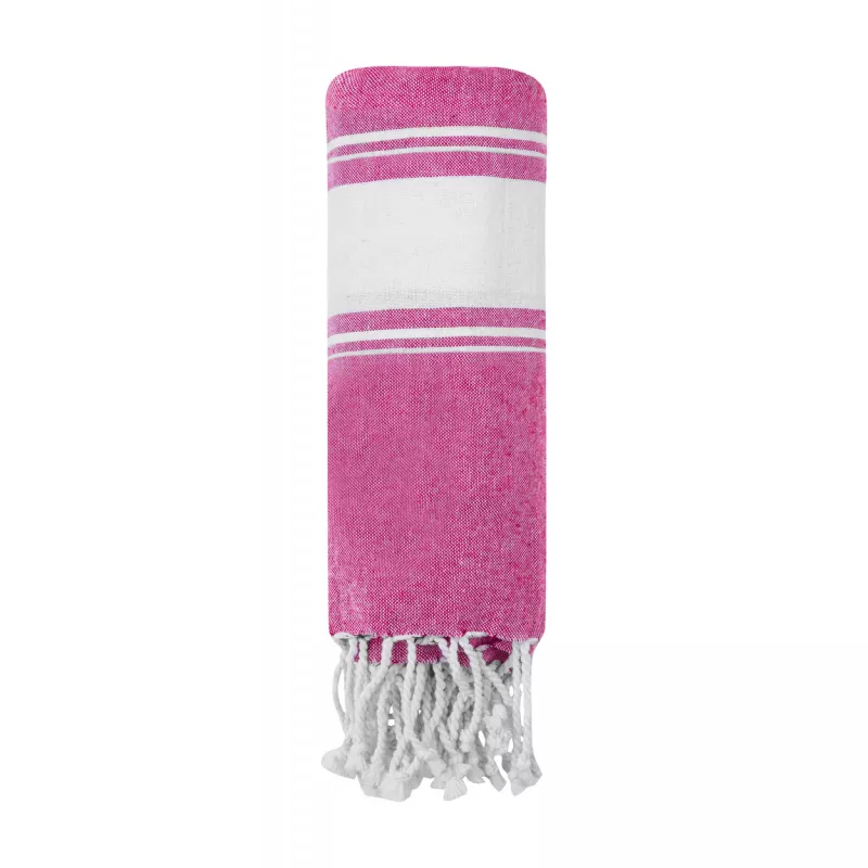 Ręcznik plażowy 90 x 180 cm Botari 80% bawełny / 20% poliestru - różowy (AP733851-04)