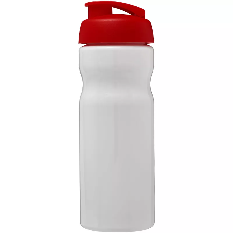 Bidon H2O Base® o pojemności 650 ml z wieczkiem zaciskowym - Biały-Czerwony (21004518)