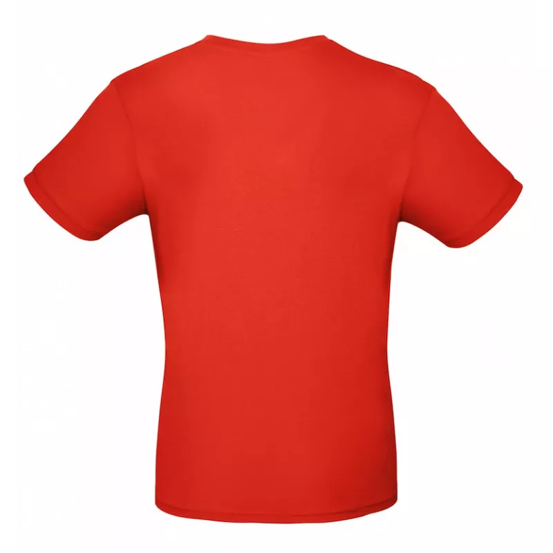 Koszulka reklamowa 145 g/m² B&C #E150 - Fire Red (007) (TU01T/E150-FIRE RED)