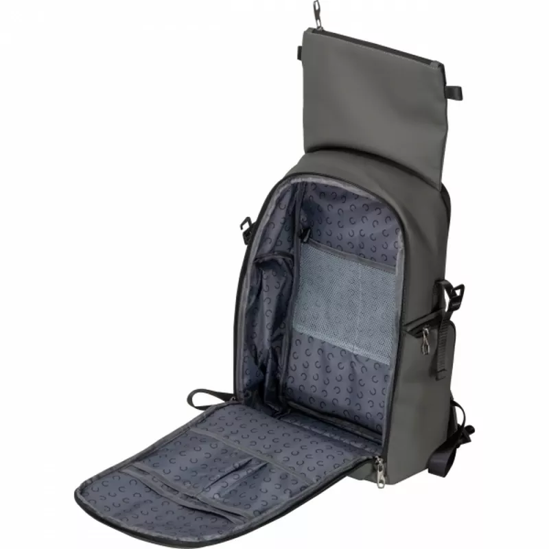 Plecak na laptopa SANTA ANA MoLu z poliestru z recyklingu - ciemnoszary (498177)