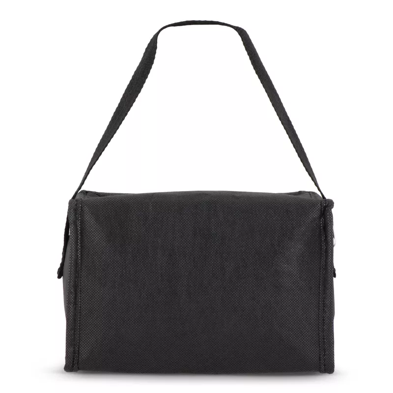 R-PET 6 Torba chłodząca na puszki z włókniny 20 x 13 x 12,5 cm 75g/m² - czarny (LT95390-N0002)