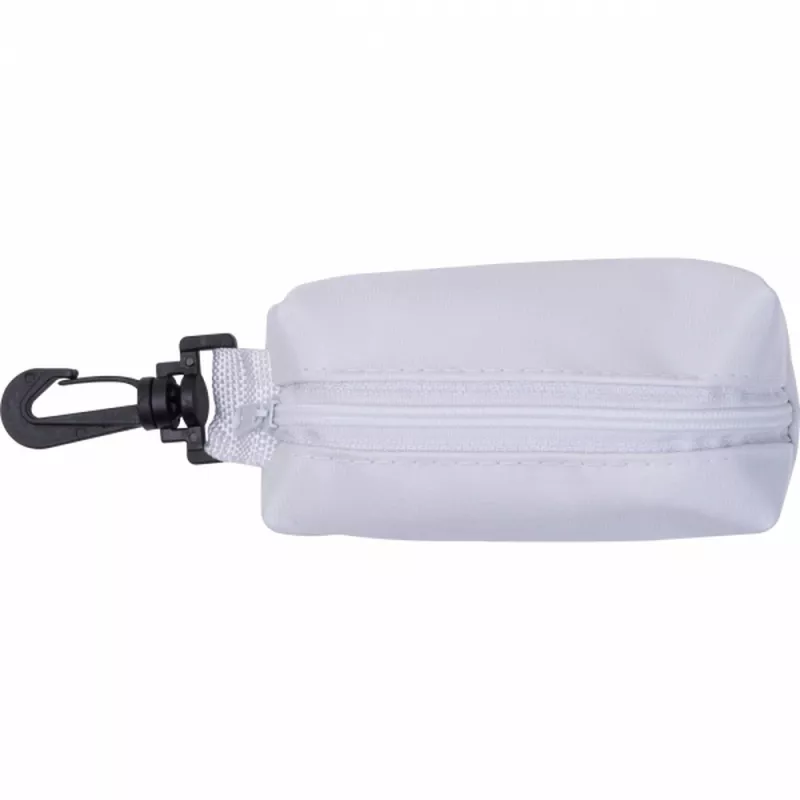 Piórnik z kredkami 8 kolorów CARLTON - biały (533906)