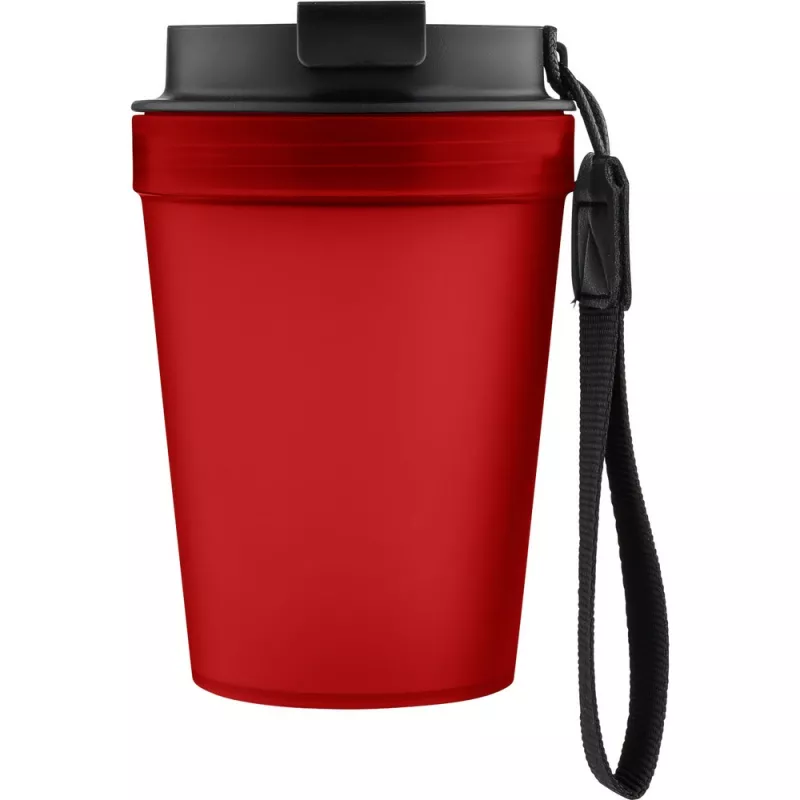 Kubek podróżny 350 ml - czerwony (VB287-05)