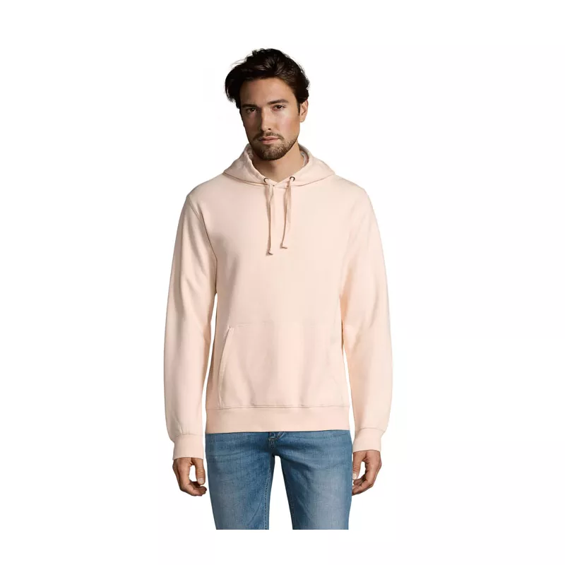 Bluza męska z kapturem 280 g/m² Sol's SPENCER - Kremowy Róż (S02991-CP)