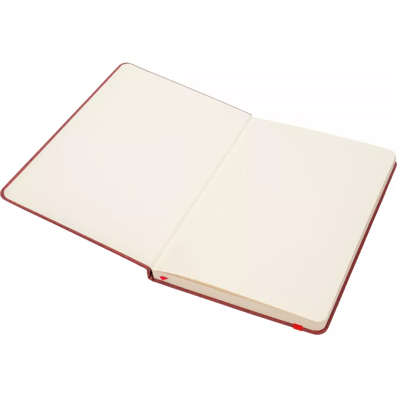 Notes A5 w linie z trzciny cukrowej i rPET ALGIERS - czerwony (422805)