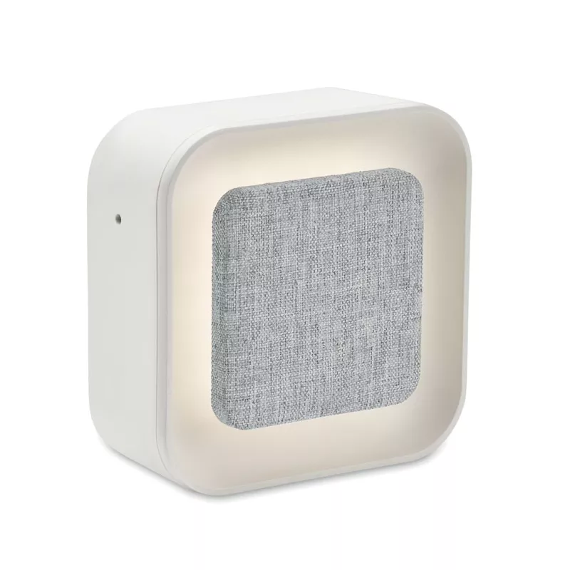 Budzik LED z tworzyw z recyklingu LUCE - Bialy (MO2299-06)
