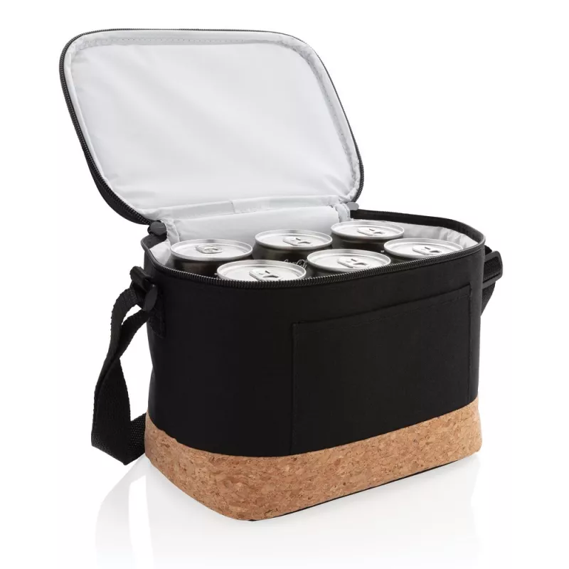Torba termoizolacyjna z korkowym wykończeniem - czarny (P422.261)