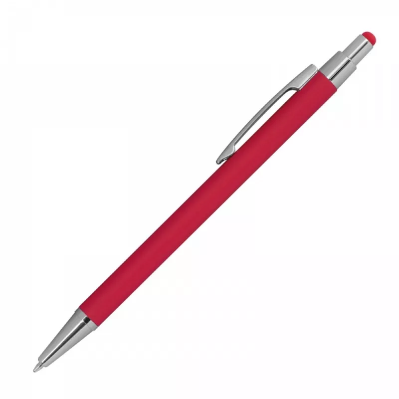 Długopis metalowy touch pen soft touch PAULA - czerwony (1096405)