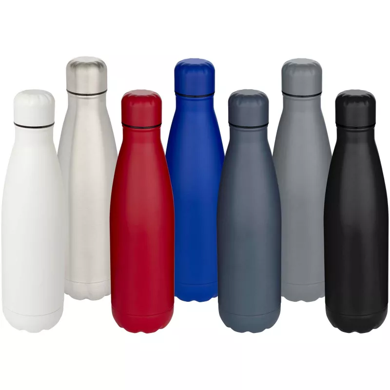 Cove jednościenna butelka na wodę o pojemności 750 ml wykonana ze stali nierdzewnej z recyklingu z certyfikatem RCS - Matowy szary (10089391)