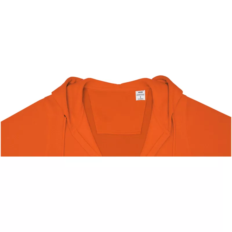 Damska bluza z kapturemTheron  z zamkiem błyskawicznym - Pomarańczowy (38230-ORANGE)