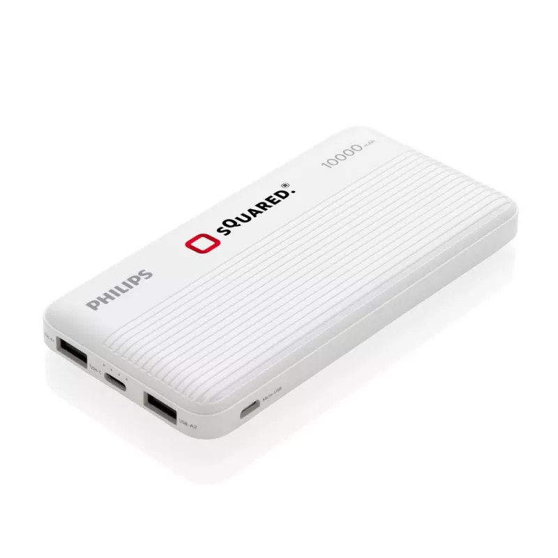 Power bank 10000 mAh Philips - biały (P322.303)