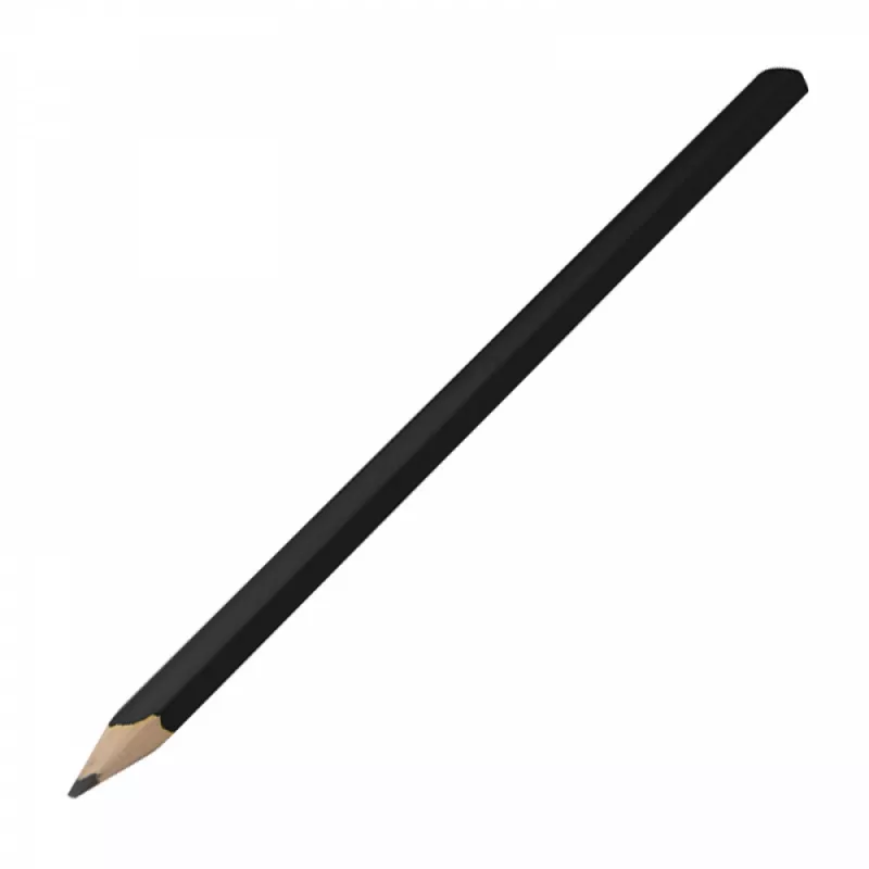 Ołówek stolarski drewniany 25 cm - HB - czarny (1092303)