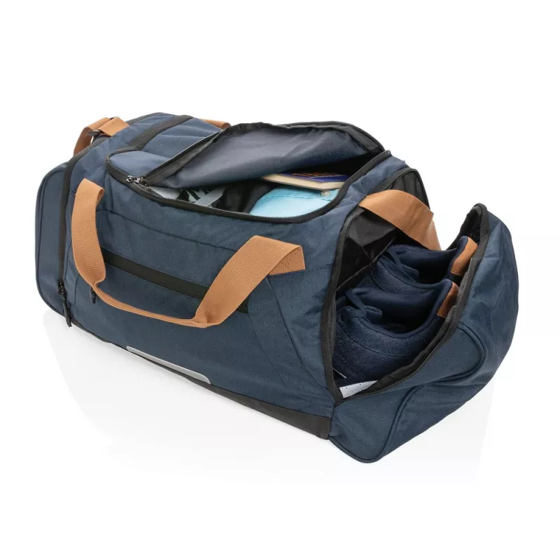 Torba sportowa, podróżna Impact AWARE™ rPET Urban - niebieski (P707.095)