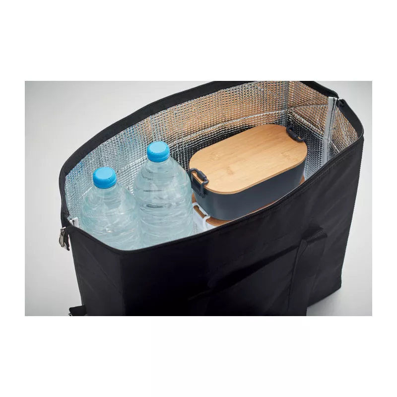 Torba chłodząca RPET 300D 37 l KIRA - Czarny (MO2518-03)
