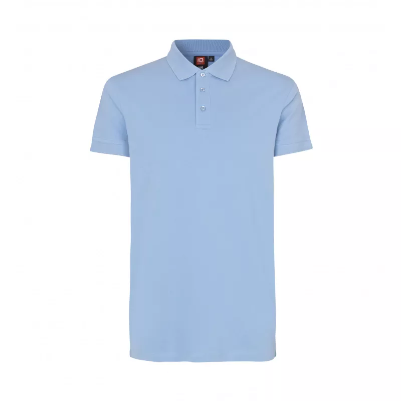 Koszulka bawełniana 210 g/m² ID Polo/stretch 0525 - Light Blue (0525-LIGHT BLUE)