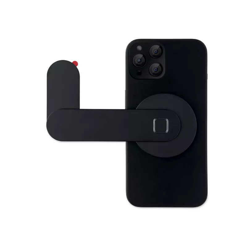 Magnetyczny uchwyt na telefon z aluminium SCREENTACH - Czarny (MO3160-03)