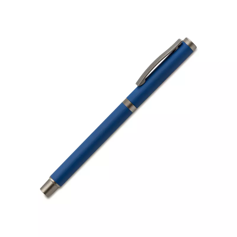 Aluminiowy długopis z żelowym wkładem Lille - granatowy (R20016.42)