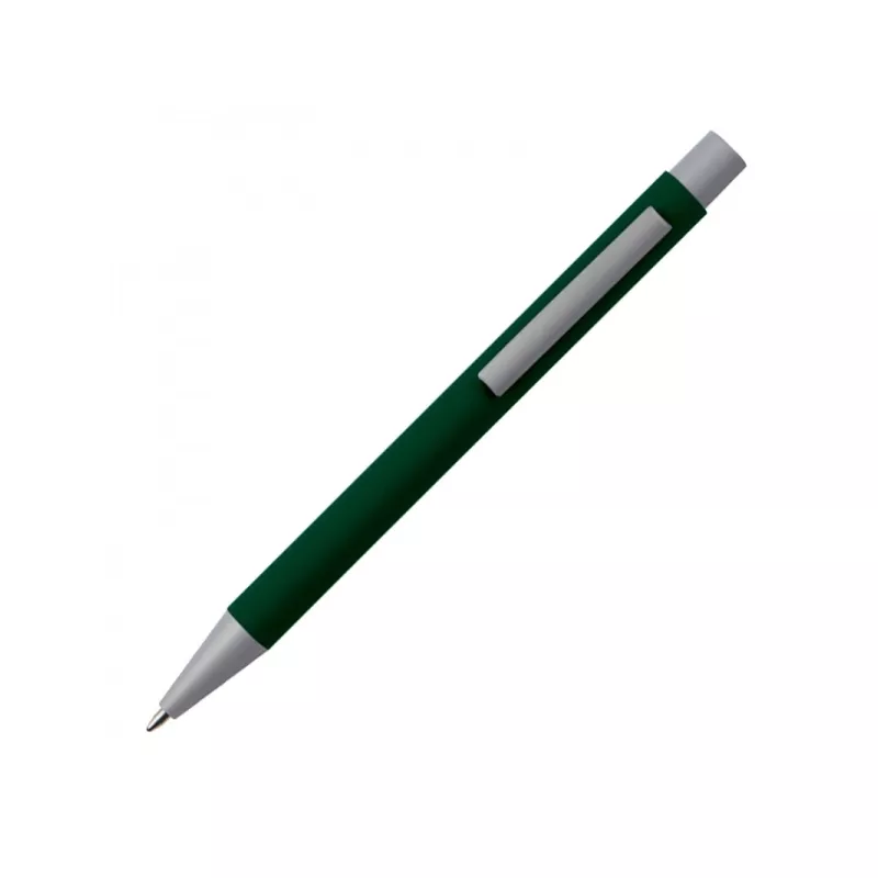 Metalowy długopis reklamowy ABU DHABI - ciemnozielony (093599)