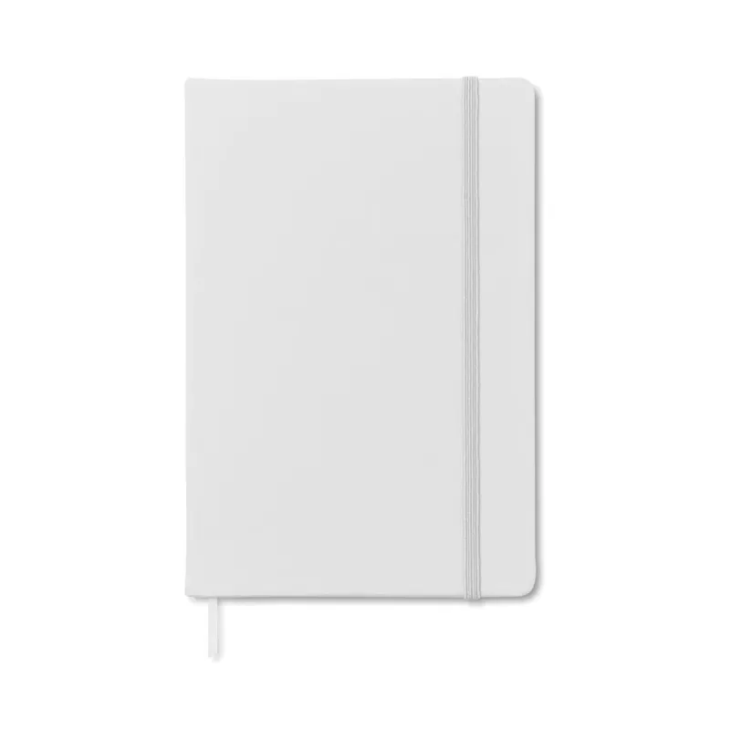 Notes A5 w okładce PU 96 kartek gładkie ARCONOT PLAIN - Bialy (AR1804-06)