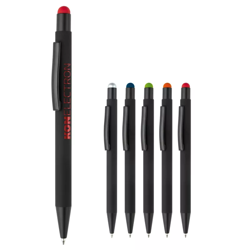 Długopis metalowy New York - czarno / jasnozielony (LT87755-N0232)