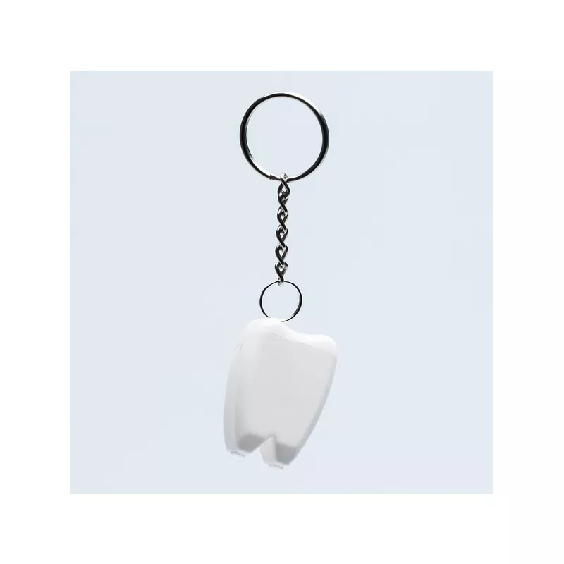 Brelok Toothy z nicią dentystyczną - biały (R17731.06)