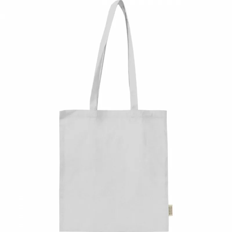 Torba bawełniana z długimi uszami 180g/m2 z materiałów z recyklingu GLEN - biały (6469806)