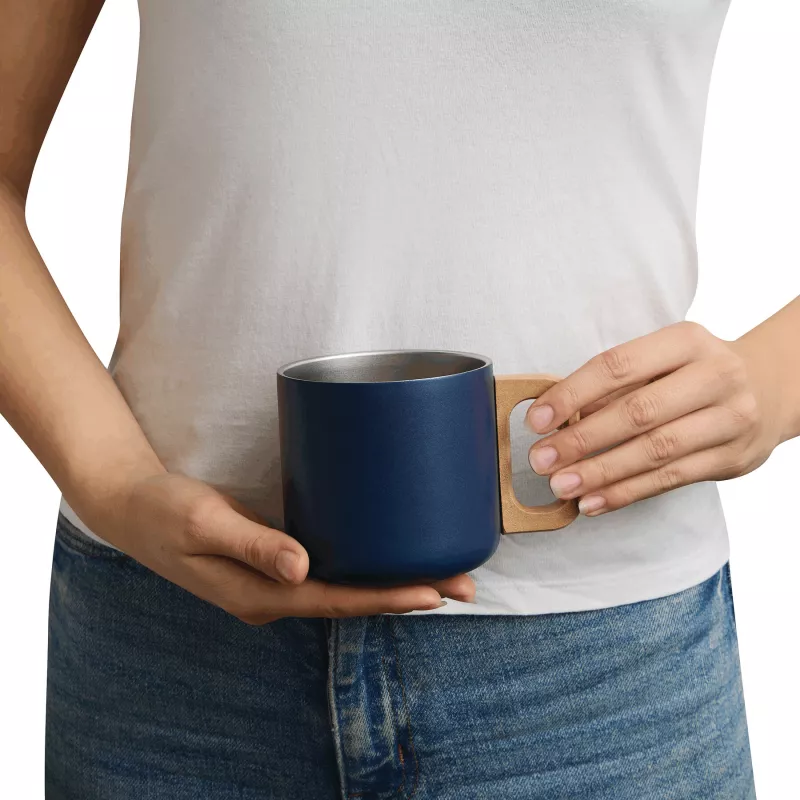 Kubek ze stali nierdzewnej - granatowy (56-0603147)