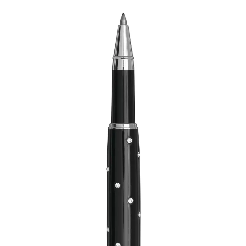 Metalowe pióro kulkowe - czarny, srebrny (58-1101570)