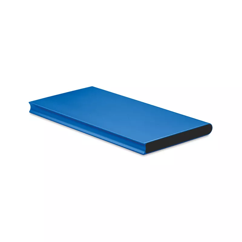 Powerbank płaski aluminiowy 8000 mAh POWERFLAT8 - Niebieski (MO8839-37)