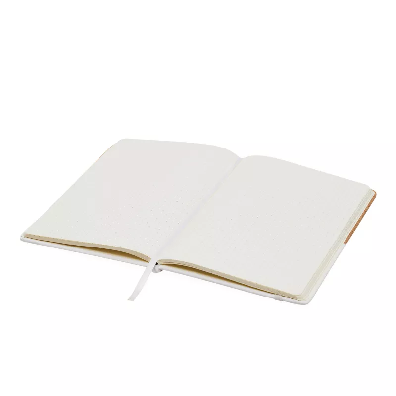 Notesw formacie A6 - biały, brązowy (56-1103303)