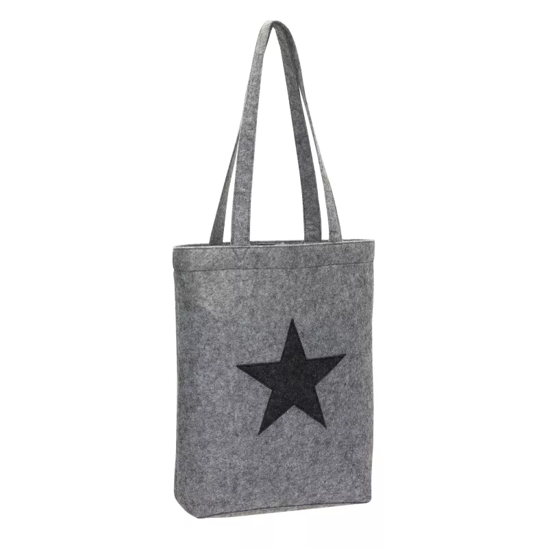 Filcowa torba na zakupy STAR DUST - szary (56-0820707)