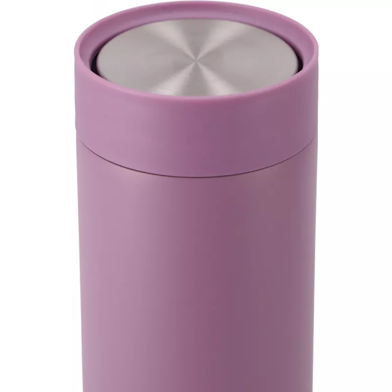 Kubek termiczny stalowy z recyklingu LE PORT MoLu 360 ml - fioletowy (535312)