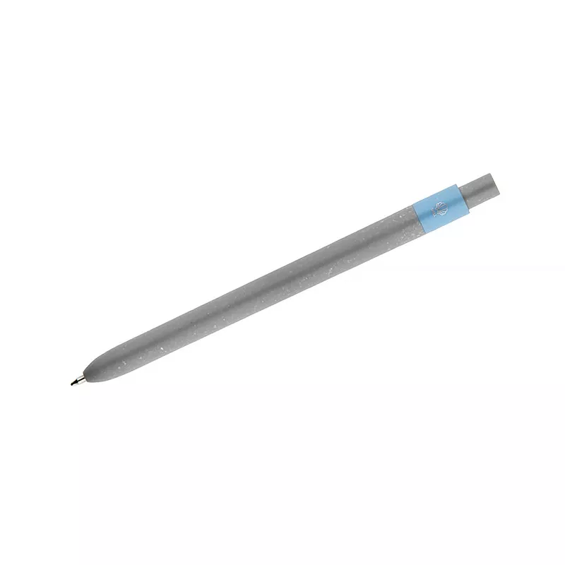 Długopis z tworzywa z dodatkiem zmielonych muszli SELIS - błękitny (19735-08)