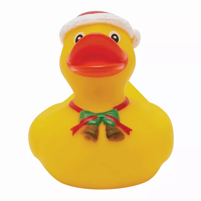 Świąteczna gumowa kaczka - żółty (56-0909027)