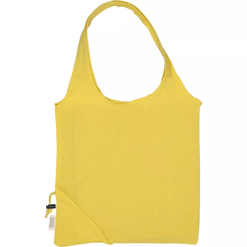 Torba bawełniana z recyklingu 118 g/m2 MODENA - żółty (526208)