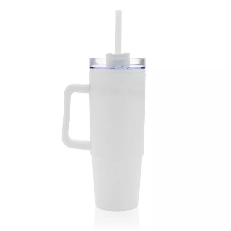 Kubek podróżny 900 ml Tana, plastik z recyklingu - biały (P437.103)
