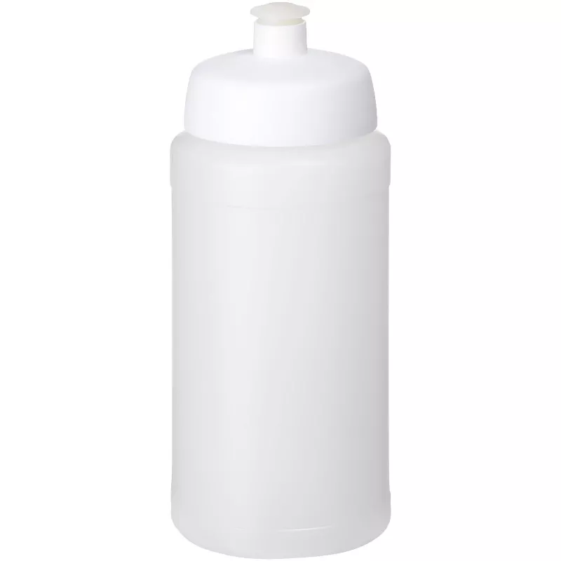 Bidon Baseline® Plus o pojemności 500 ml z wieczkiem sportowym - Biały-Przezroczysty (21068816)