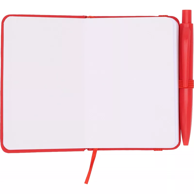 Notes A7 z długopisem SAN ANTONIO - czerwony (556205)