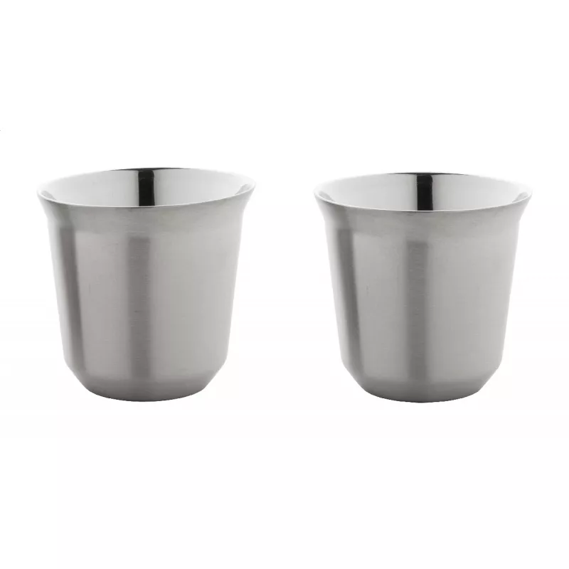 Copsul Zestaw filiżanek do espresso RSS - srebrny (AP800050-21)
