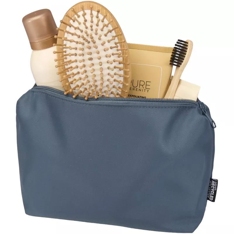 Trip Aware™, kosmetyczka podróżna wykonana z materiałów z recyklingu, 2 l - Hale Blue (12076755)