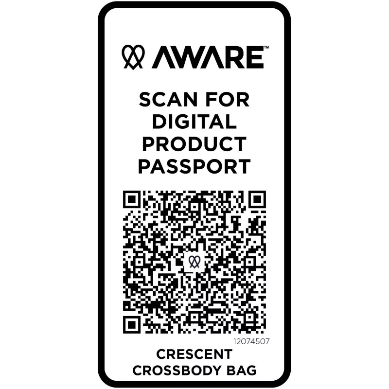 Crescent torba typu crossbody Aware™ z recyklingu o gramaturze 500 g/m² - Oatmeal (12074507)