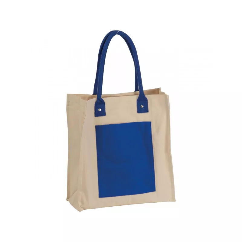 Torba płócienna z długimi uszami 320 g/m² 35x13x38cm - niebieski (6521804)