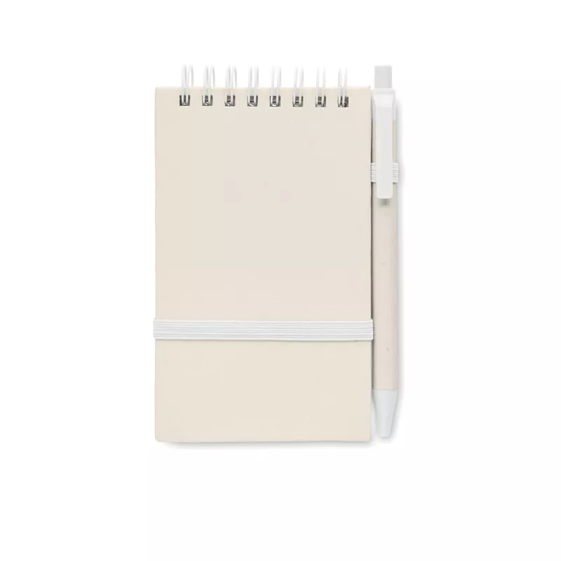 Notes A6 z recyklingu 70 kartek z długopisem MITO SET - Bialy (MO6837-06)
