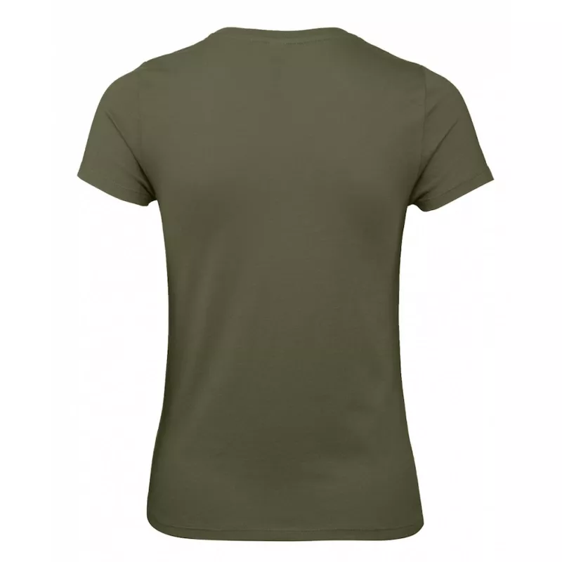 Damska koszulka reklamowa 145 g/m² B&C #E150 / WOMEN - Urban Khaki (552) (TW02T/E150-URBAN KHAKI)