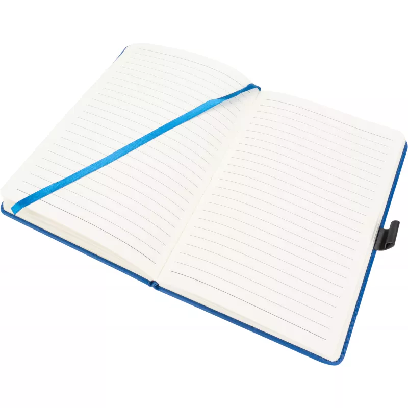 Notatnik A5 w linie z wizytownikiem MARTIN - niebieski (2008804)
