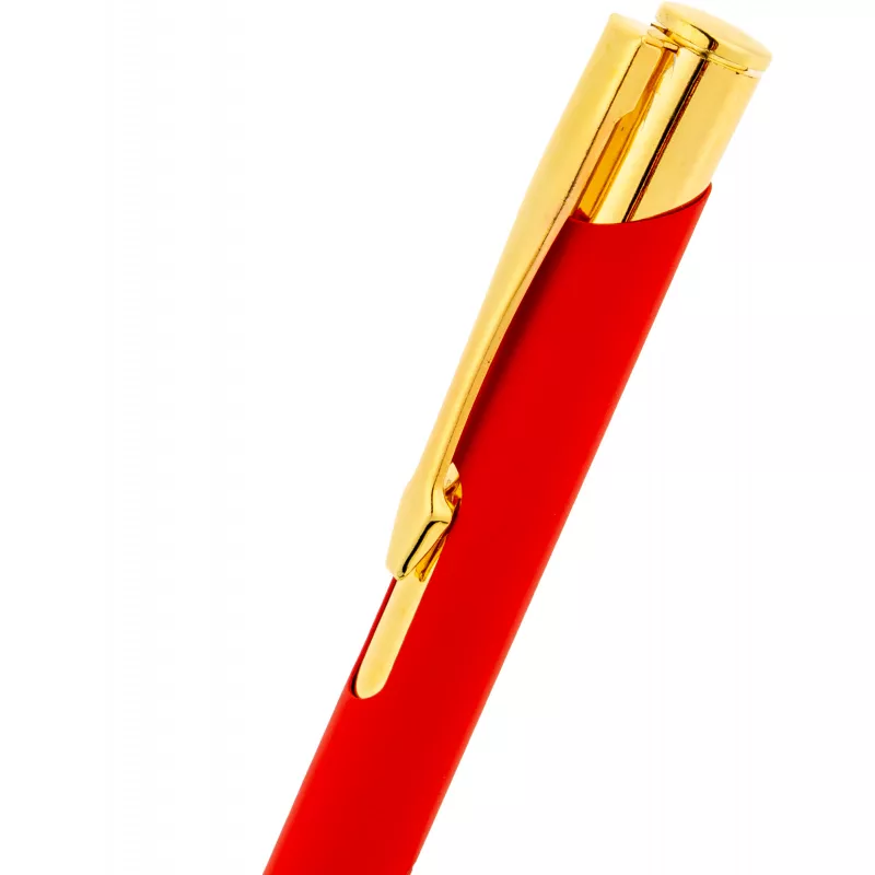 Długopis metalowy soft touch GLENDALE - czerwony (365505)