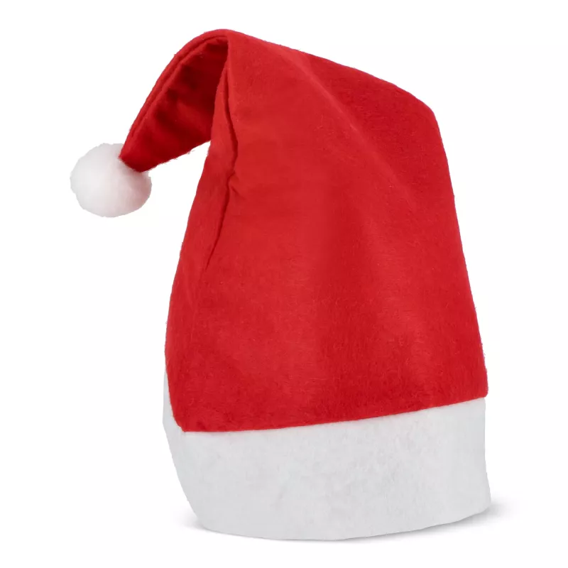 Filcowa czapka świąteczna - czerwony (LT90270-N0021)