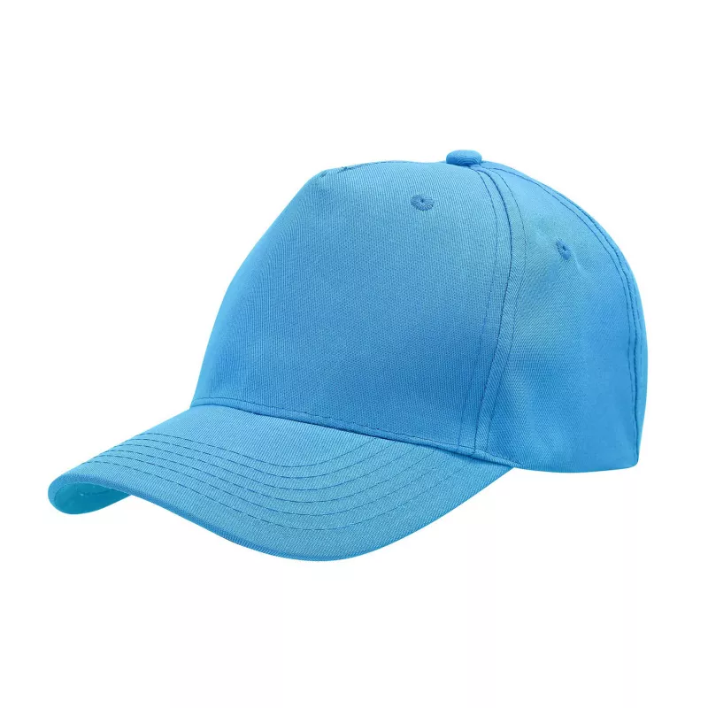 Czapka z daszkiem z poliestru poly twill 160 g/m² #4011 - Niebieski cyan (HW-4011-CYAN)