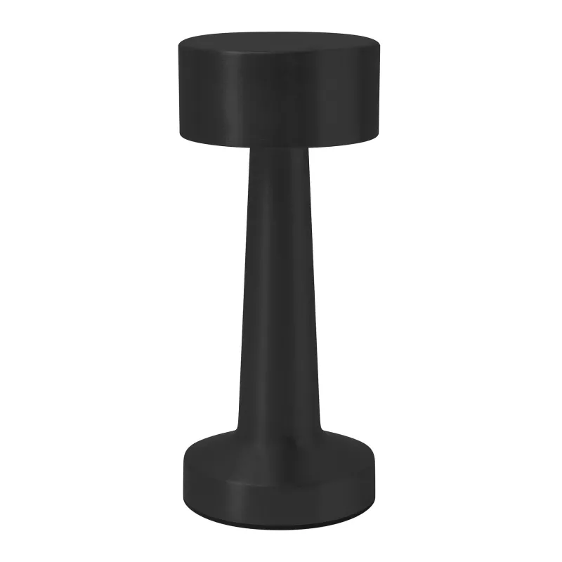 Lampa stołowa MUSHROOM ze stali nierdzewnej - czarny (56-0903072)